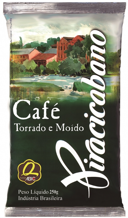 Caf Piracicabano - Torrado e Modo - Tipo Almofada - 250g