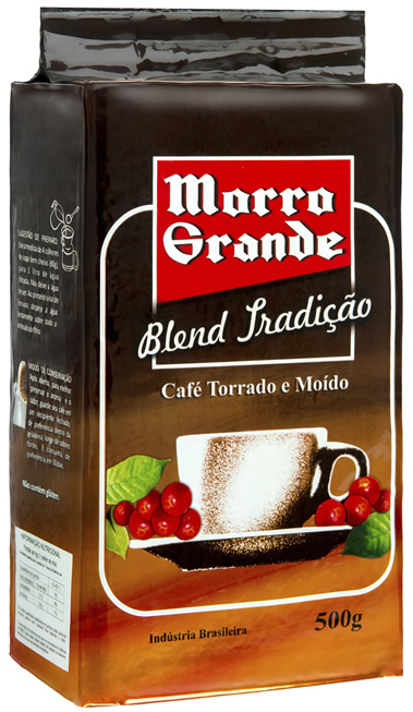 Café Morro Grande Torrado e Moído 500g vácuo